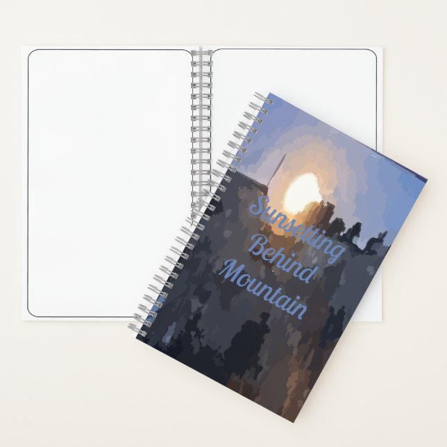 Sunsetting Sketchbook Notebook (Inside)