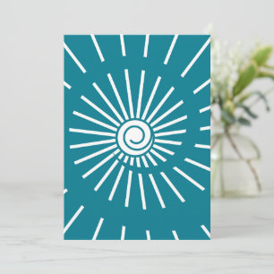 Sunshine 11 thank you card