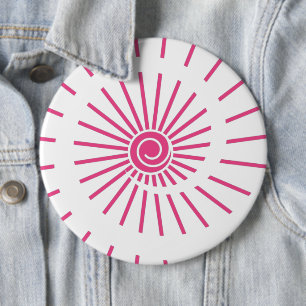 Sunshine 15 6 cm round badge