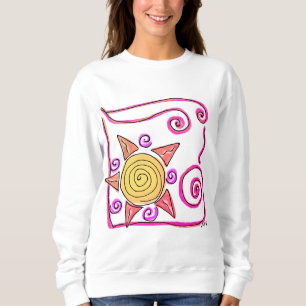 Sunshine Abstract Art to Wear Sweatshirt