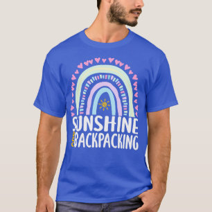 Sunshine and Backpacking Cute Rainbow Gift for Wom T-Shirt