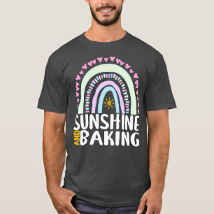 Sunshine and Baking Cute Rainbow Gift for Womens K T-Shirt