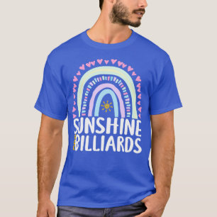 Sunshine and Billiards Cute Rainbow Gift for Women T-Shirt
