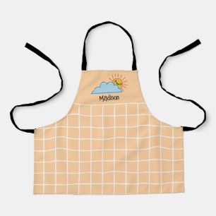 Sunshine And Clouds Personalised Apron