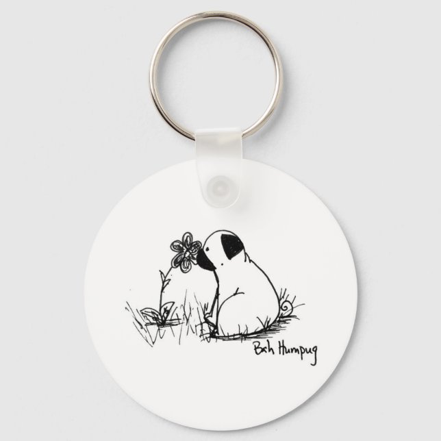 Sunshine and Flowers Key Ring (Front)