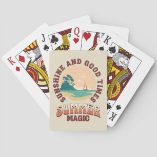 Sunshine and good times - summer magic playing cards