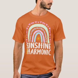 Sunshine and Harmonic Cute Rainbow Gift for Womens T-Shirt