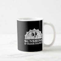 Sunshine And Irish Dance Retro Vintage Sun Irish D