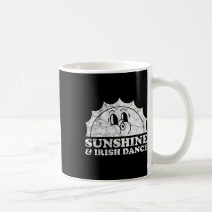 Sunshine And Irish Dance Retro Vintage Sun Irish D Coffee Mug