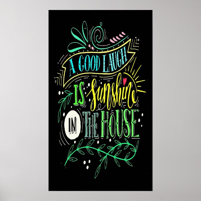 Sunshine and Laughter Poster (Front)