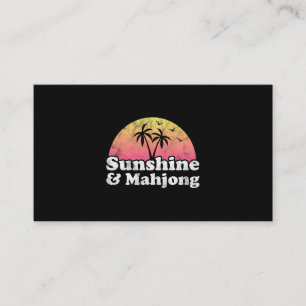Sunshine and Mahjong Business Card