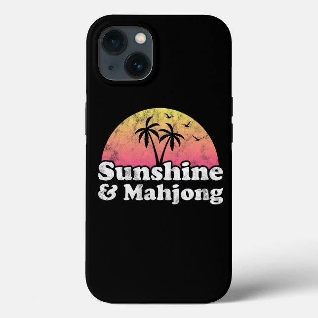 Sunshine and Mahjong Case-Mate iPhone Case (Back)
