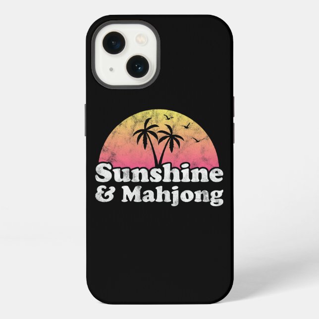 Sunshine and Mahjong iPhone Case (Back)