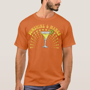 Sunshine and Margs Margaritas Summer Summertime Di T-Shirt
