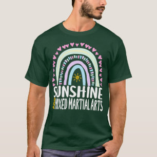 Sunshine and Mixed Martial Arts Cute Rainbow Gift  T-Shirt