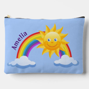 Sunshine and Rainbow Design Accessory Bag