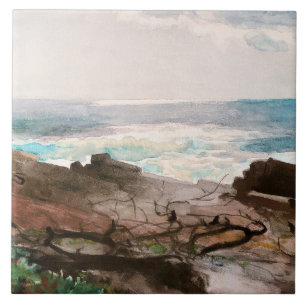 Sunshine and Shadow, Prout's Neck, fine art Tile