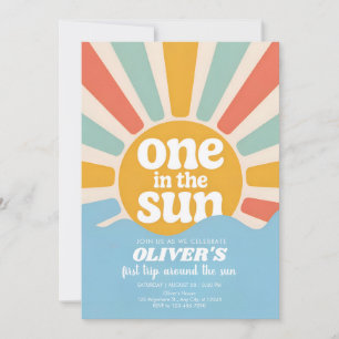 Sunshine and Smiles One Year Celebration  Invitation