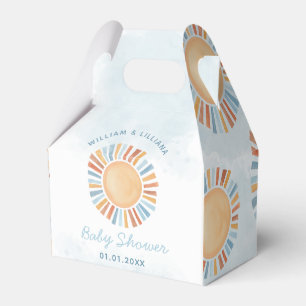 Sunshine Baby Shower Favor Box