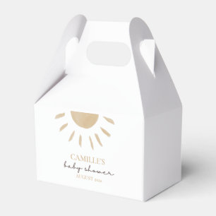 Sunshine Baby Shower Favour Box
