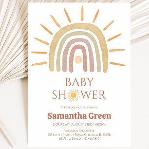 Sunshine Baby Shower Invitation