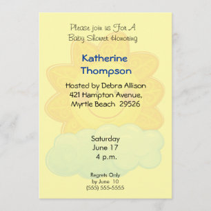 Sunshine  Baby  Shower Invitation