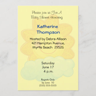 Sunshine  Baby  Shower Invitation