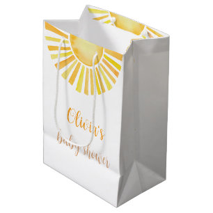 Sunshine baby shower Medium Gift Bag