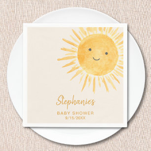 Sunshine Baby Shower Napkin