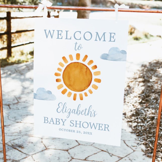 Sunshine Baby Shower Welcome  Poster (Creator Uploaded)