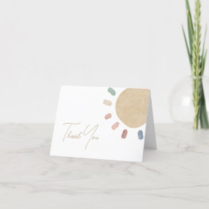 Sunshine Baby Thank You Card