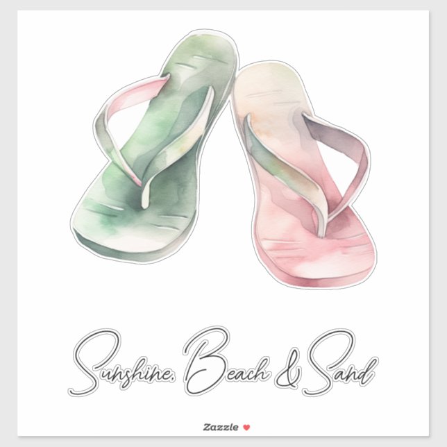 Sunshine Beach Flip Flops (Sheet)