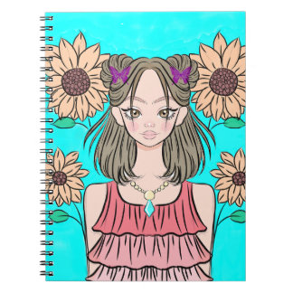 Sunshine beauty turquoise notbook notebook