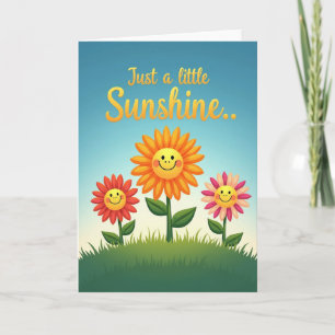 Sunshine Birthday Bloom Card