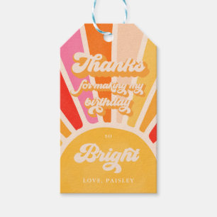 Sunshine Birthday Boho 1st Trip Around The Sun Gift Tags