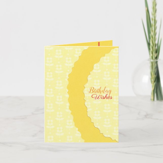 Sunshine Birthday Card (Front)