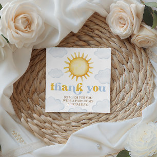 Sunshine Birthday Favour Tag
