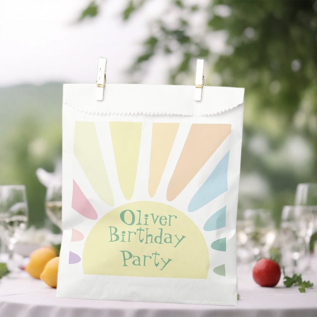 Sunshine Birthday Party Favour Bags (Creator Uploaded)