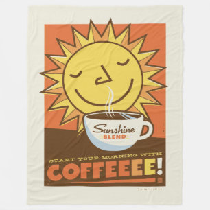 Sunshine Blend Coffee Fleece Blanket