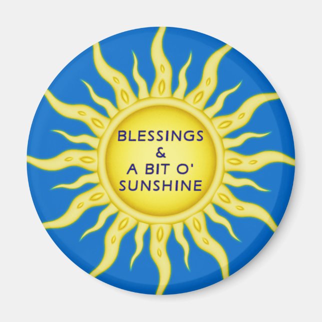 Sunshine Blessings Magnet (Front)