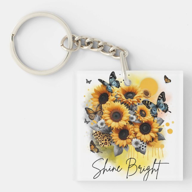 Sunshine Bloom Key Ring (Front)