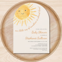 Sunshine Boho Gender-Neutral Sun Baby Shower Arch