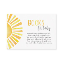 Sunshine books for baby, sun Baby Shower