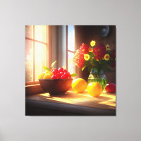 Sunshine Bowl of Fruit and Flowers 8