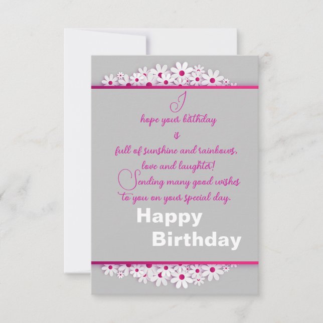 Sunshine  card (Front)