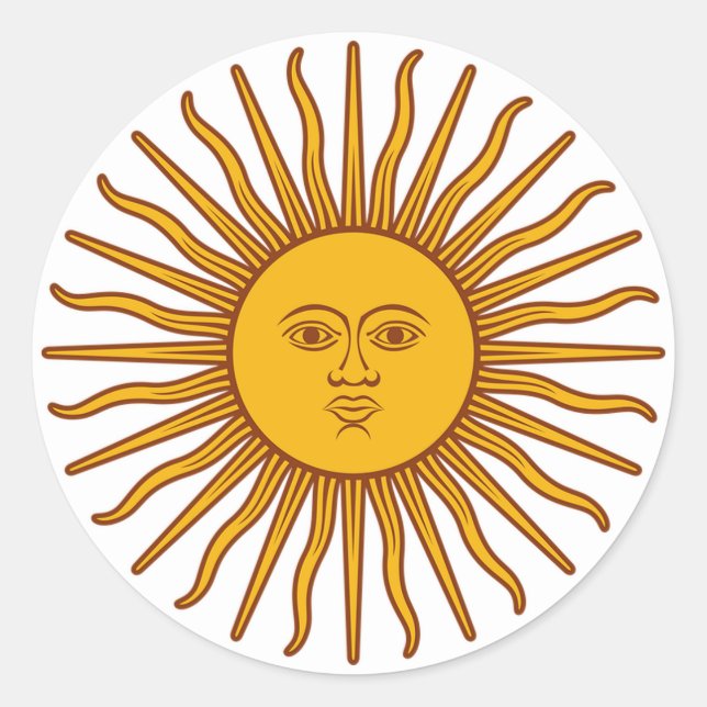 Sunshine Classic Round Sticker (Front)