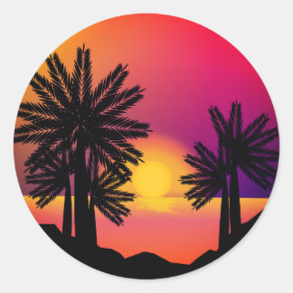 Sunshine Classic Round Sticker