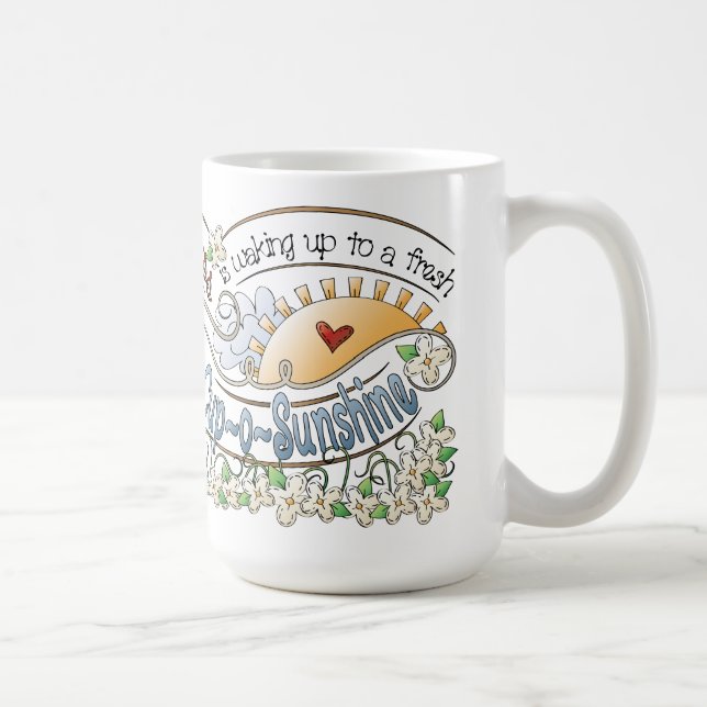 Sunshine Classic White Mug (Right)