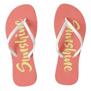 Sunshine Coral Jandals