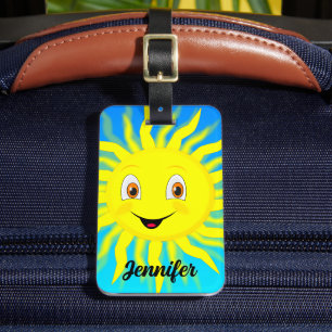 Sunshine Custom Name Luggage Tag